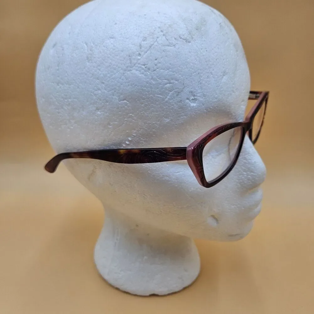Paradox Collection Womens Cateye Eyeglass Frames P5021 Red Tortoise 52-17-135